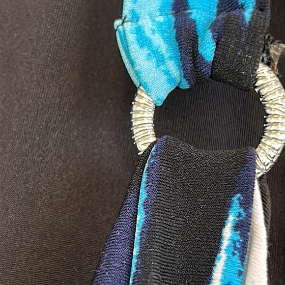 White House Black Market Halter Style Large PrintDress in Jersey Fabric sz.XS - Picture 5 of 9